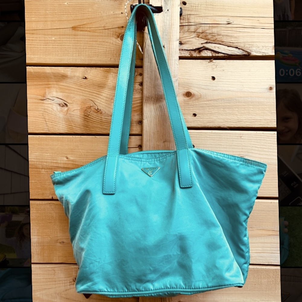 Authentic Prada Nylon Tote (Vintage)